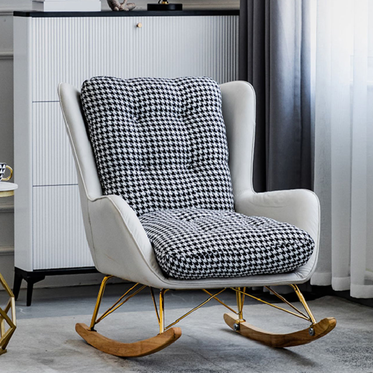 Salon léger luxe chaise de canapé paresseux loisir chaise à bascule maison à la maison