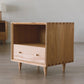 Modern Bed Nightstand Drawers Included Pine Night Table for Bedroom Natural 1 Piece Clearhalo 'Bedroom Furniture' 'furn' 'furn_night_stand' 'Furniture' 'night_stand' 'Nightstands' 7056409