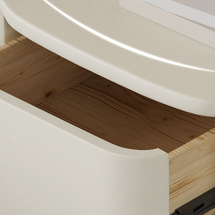 Modern bed nachtkastje pijngrenzen opgenomen nachttafel voor slaapkamer