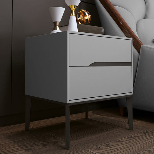 Wooden Accent Table Nightstand Modern Bedside Cabinet with Drawers Clearhalo 'Bedroom Furniture' 'furn' 'furn_night_stand' 'Furniture' 'night_stand' 'Nightstands' 7056498
