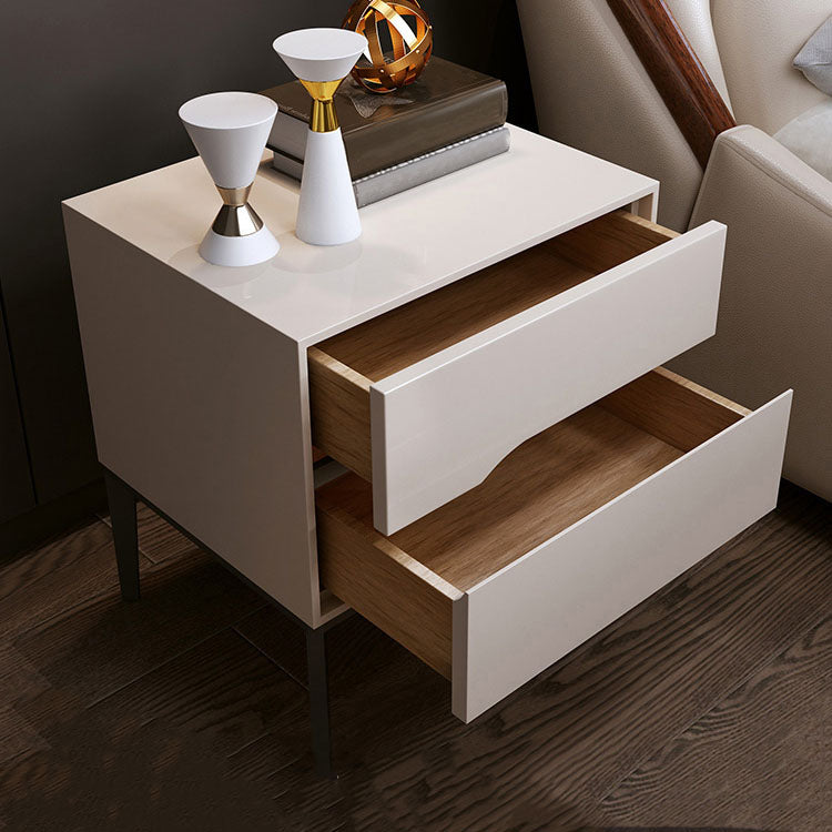Wooden Accent Table Nightstand Modern Bedside Cabinet with Drawers Clearhalo 'Bedroom Furniture' 'furn' 'furn_night_stand' 'Furniture' 'night_stand' 'Nightstands' 7056502