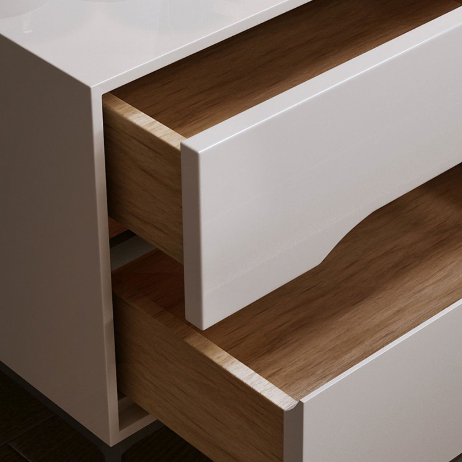 Wooden Accent Table Nightstand Modern Bedside Cabinet with Drawers Clearhalo 'Bedroom Furniture' 'furn' 'furn_night_stand' 'Furniture' 'night_stand' 'Nightstands' 7056510