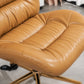 Modern Armless Office Chair Leather Tilt Mechanism No Distressing Desk Chair with Wheels Clearhalo 'furn' 'furn_office_chair' 'Furniture' 'Office Chairs' 'Office Furniture' 'office_chair' 7056663