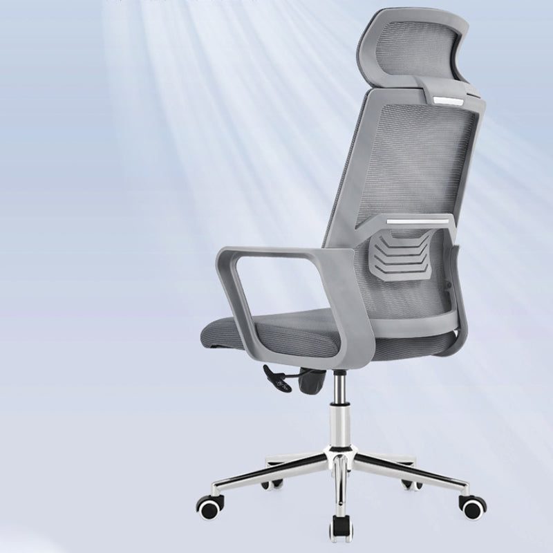 Fixed Arms Office Chair No Distressing Ergonomic Chair with Wheels Clearhalo 'furn' 'furn_office_chair' 'Furniture' 'Office Chairs' 'Office Furniture' 'office_chair' 7056672