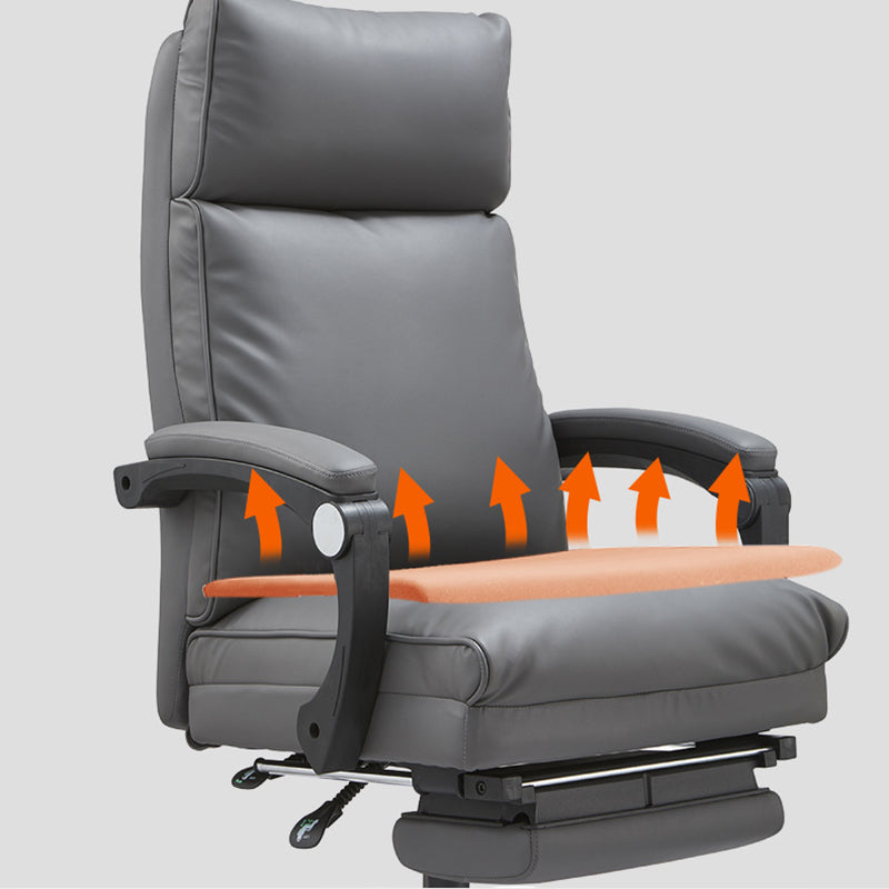 Moderna silla de oficina de armas acolchadas mecanismo de inclinación sin angustia silla de escritorio ergonómico