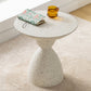 Metal Pedestal Coffee Table Contemporary White Coffee Cocktail Table Clearhalo 'Coffee & Accent Tables' 'Coffee Tables' 'coffee_tables' 'furn' 'furn_coffee_tables' 'Furniture' 'Living Room Furniture' 7056826