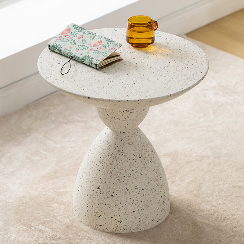 Metal Pedestal Coffee Table Contemporary White Coffee Cocktail Table Clearhalo 'Coffee & Accent Tables' 'Coffee Tables' 'coffee_tables' 'furn' 'furn_coffee_tables' 'Furniture' 'Living Room Furniture' 7056826