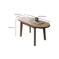 4 Legs Coffee Table Modern Brown Solid Wood Coffee Cocktail Table Clearhalo 'Coffee & Accent Tables' 'Coffee Tables' 'coffee_tables' 'furn' 'furn_coffee_tables' 'Furniture' 'Living Room Furniture' 7056847