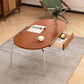 4 Legs Coffee Table Contemporary Oval Solid Wood Coffee Cocktail Table Clearhalo 'Coffee & Accent Tables' 'Coffee Tables' 'coffee_tables' 'furn' 'furn_coffee_tables' 'Furniture' 'Living Room Furniture' 7056876