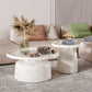 Pedestal Coffee Table Contemporary Tray Top Coffee Cocktail Table Clearhalo 'Coffee & Accent Tables' 'Coffee Tables' 'coffee_tables' 'furn' 'furn_coffee_tables' 'Furniture' 'Living Room Furniture' 7056924