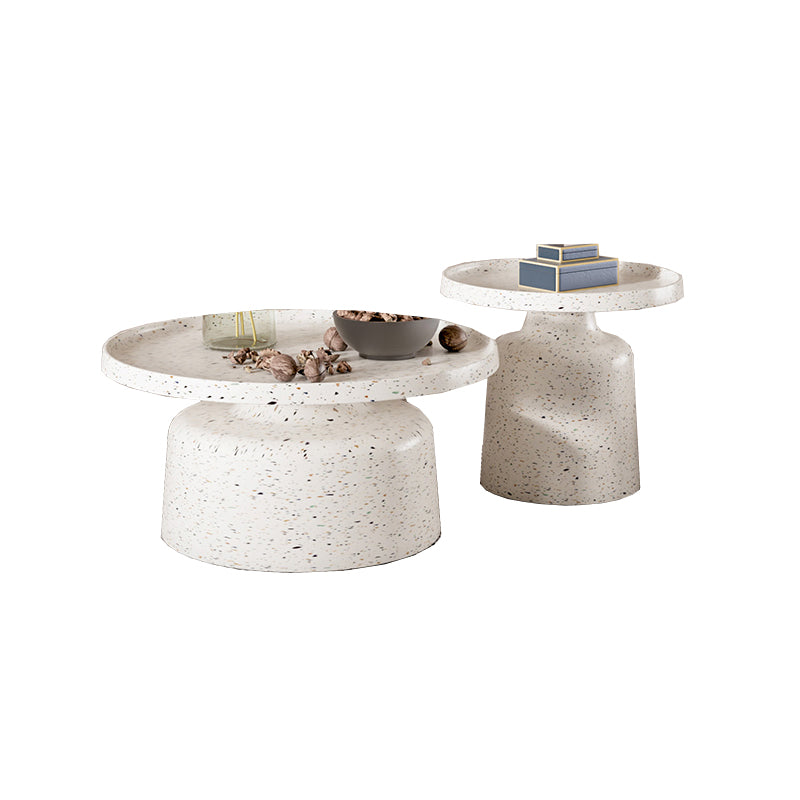 Pedestal Coffee Table Contemporary Tray Top Coffee Cocktail Table Clearhalo 'Coffee & Accent Tables' 'Coffee Tables' 'coffee_tables' 'furn' 'furn_coffee_tables' 'Furniture' 'Living Room Furniture' 7056927