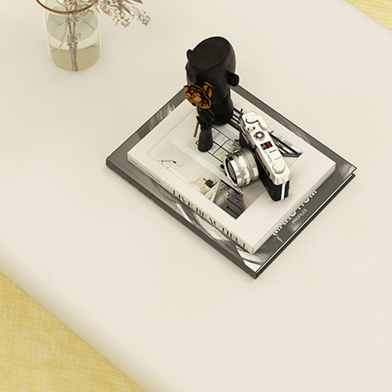 Contemporary Coffee Table 4 Legs Single Coffee Cocktail Table Clearhalo 'Coffee & Accent Tables' 'Coffee Tables' 'coffee_tables' 'furn' 'furn_coffee_tables' 'Furniture' 'Living Room Furniture' 7056948