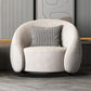 Contemporary 33.07" Wide Pillow Back Chair Velvet Sloped Arm Chair in Gray Clearhalo 'Accent Chairs' 'accent_chairs' 'Chairs & Seating' 'furn' 'furn_accent_chairs' 'Furniture' 'Living Room Furniture' 7056969