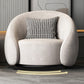 Contemporary 33.07" Wide Pillow Back Chair Velvet Sloped Arm Chair in Gray 1 Piece Swivel Clearhalo 'Accent Chairs' 'accent_chairs' 'Chairs & Seating' 'furn' 'furn_accent_chairs' 'Furniture' 'Living Room Furniture' 7056977