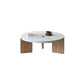 Round Terrazzo 1 Single Coffee Table Modern Style Wooden 3 Legs Cocktail Table Clearhalo 'Coffee & Accent Tables' 'Coffee Tables' 'coffee_tables' 'furn' 'furn_coffee_tables' 'Furniture' 'Living Room Furniture' 7057027