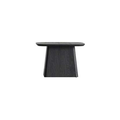 Pedestal Solid Wood Coffee Table Set Elliptical Simple Cocktail Table 24"L x 18"W x 18"H Dark Walnut Clearhalo 'Coffee & Accent Tables' 'Coffee Tables' 'coffee_tables' 'furn' 'furn_coffee_tables' 'Furniture' 'Living Room Furniture' 7057049