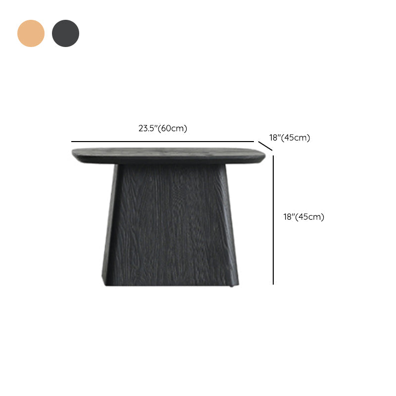 Pedestal Solid Wood Coffee Table Set Elliptical Simple Cocktail Table Clearhalo 'Coffee & Accent Tables' 'Coffee Tables' 'coffee_tables' 'furn' 'furn_coffee_tables' 'Furniture' 'Living Room Furniture' 7057055