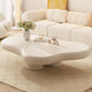 White 4 Legs Coffee Table Contemporary Geometric Wood Cocktail Table Clearhalo 'Coffee & Accent Tables' 'Coffee Tables' 'coffee_tables' 'furn' 'furn_coffee_tables' 'Furniture' 'Living Room Furniture' 7057060