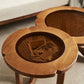 Cross Legs Cocktail Table Tropical Glass Coffee Table No Distressing Clearhalo 'Coffee & Accent Tables' 'Coffee Tables' 'coffee_tables' 'furn' 'furn_coffee_tables' 'Furniture' 'Living Room Furniture' 7057141