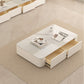 Table basse rectangulaire Block Table basse simple moderne avec tiroirs