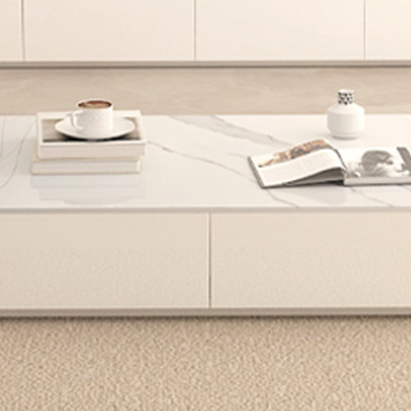 Table basse rectangulaire Block Table basse simple moderne avec tiroirs