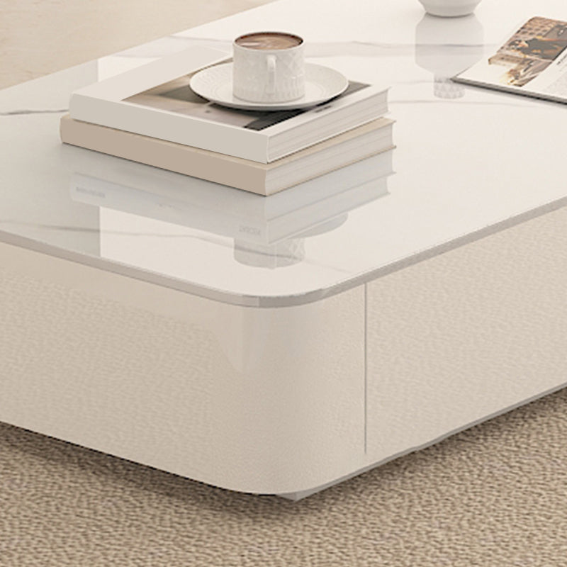 Table basse rectangulaire Block Table basse simple moderne avec tiroirs