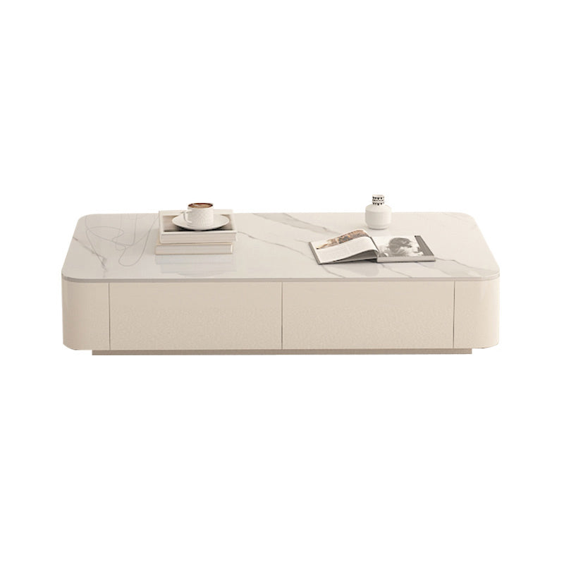 Table basse rectangulaire Block Table basse simple moderne avec tiroirs