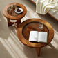 Table basse ou table d'appoint avec plateau en verre, pieds croisés noirs, table de cocktail
