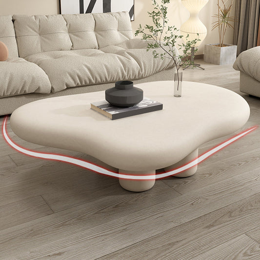 Tavolino in legno contemporaneo 4 gambe tavolino da caffè singolo