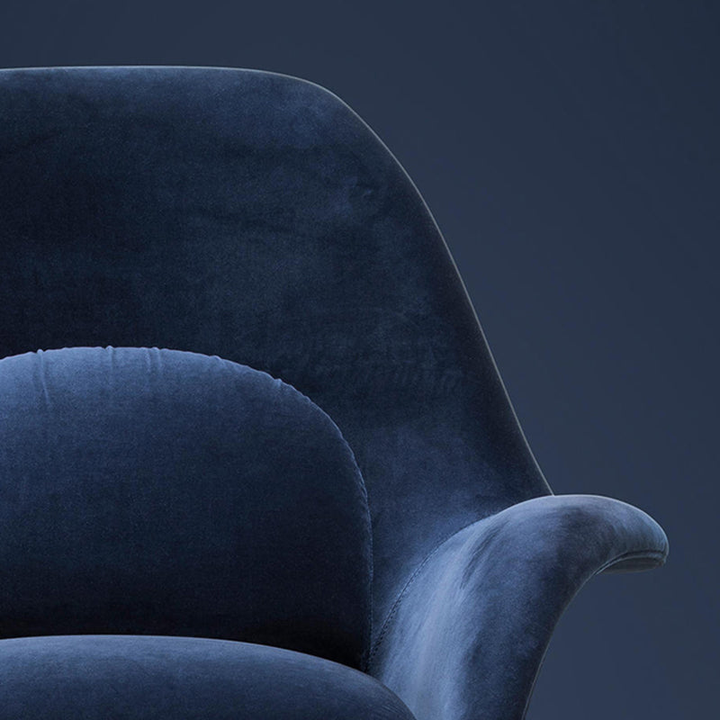 Contemporary Solid Color Velvet Arm Chair 4 Legs Flared Arms Chair Clearhalo 'Accent Chairs' 'accent_chairs' 'Chairs & Seating' 'furn' 'furn_accent_chairs' 'Furniture' 'Living Room Furniture' 7057314