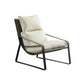 Modern 35.43" Wide Sewn Pillow Back Sponge Metal Frame Arm Chair Clearhalo 'Accent Chairs' 'accent_chairs' 'Chairs & Seating' 'furn' 'furn_accent_chairs' 'Furniture' 'Living Room Furniture' 7057325