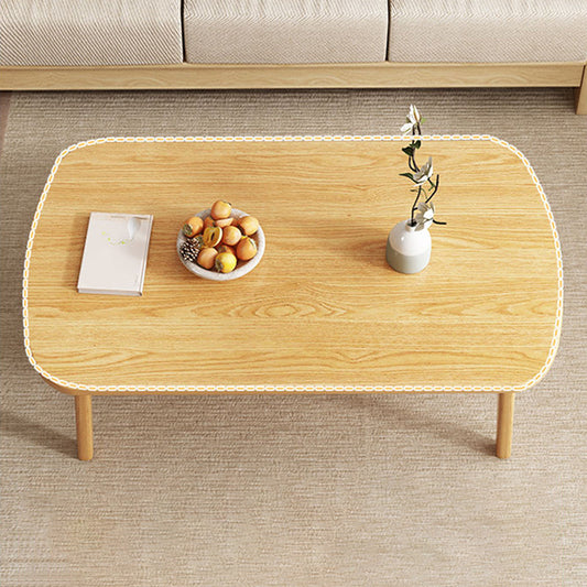 Tavolino in legno pieghevole a 4 gambe ellittiche tavolo da cocktail