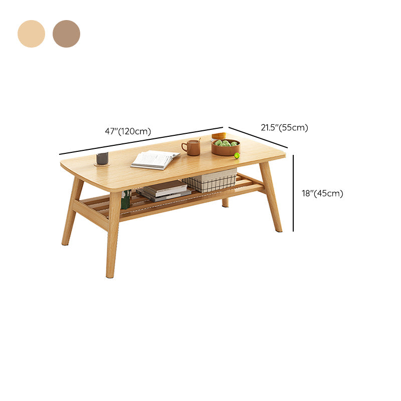 Tavolino in legno pieghevole a 4 gambe ellittiche tavolo da cocktail