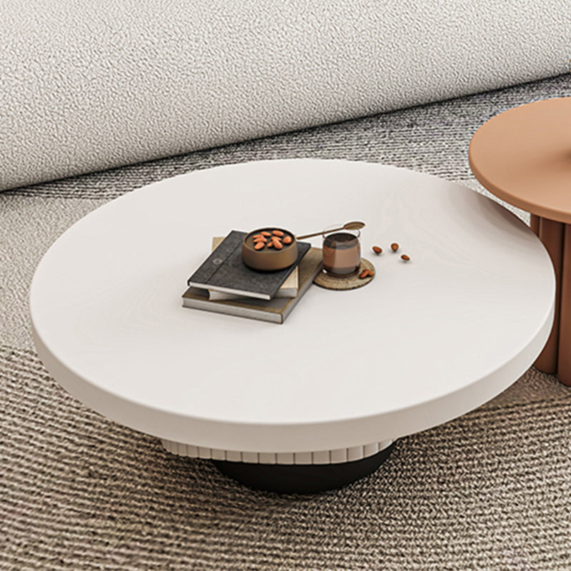 Pedestal Round Coffee Table Set Modern Minimalist Cocktail Table Clearhalo 'Coffee & Accent Tables' 'Coffee Tables' 'coffee_tables' 'furn' 'furn_coffee_tables' 'Furniture' 'Living Room Furniture' 7057586