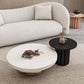 Pedestal Round Coffee Table Set Modern Minimalist Cocktail Table Clearhalo 'Coffee & Accent Tables' 'Coffee Tables' 'coffee_tables' 'furn' 'furn_coffee_tables' 'Furniture' 'Living Room Furniture' 7057587