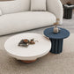 Pedestal Round Coffee Table Set Modern Minimalist Cocktail Table Clearhalo 'Coffee & Accent Tables' 'Coffee Tables' 'coffee_tables' 'furn' 'furn_coffee_tables' 'Furniture' 'Living Room Furniture' 7057593