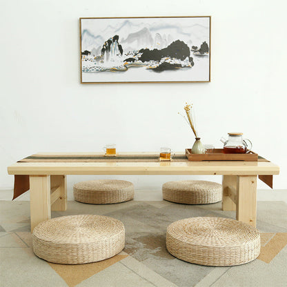 Zeitgenössischer Couchtisch aus Massivholz mit 4 Beinen, Kaffee- und Cocktailtisch