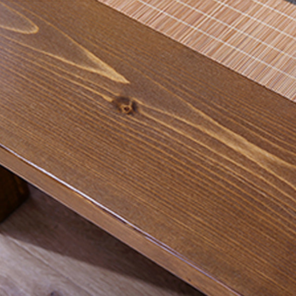 Zeitgenössischer Couchtisch aus Massivholz mit 4 Beinen, Kaffee- und Cocktailtisch