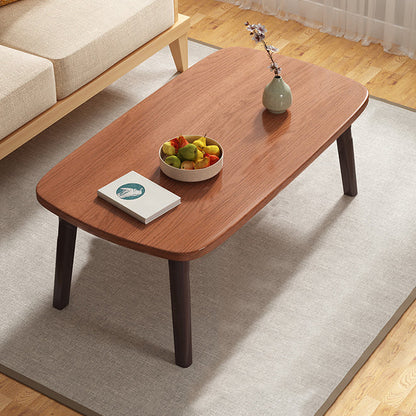 Moderno tavolo da caffè in legno da 21,65 "alto R in legno 4 gambe