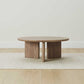 Contemporary Solid Wood Coffee Table Round Abstract Coffee Cocktail Table Clearhalo 'Coffee & Accent Tables' 'Coffee Tables' 'coffee_tables' 'furn' 'furn_coffee_tables' 'Furniture' 'Living Room Furniture' 7057814