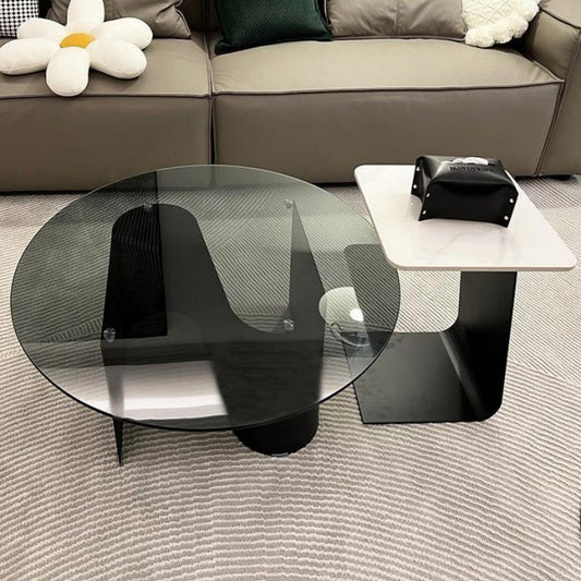 Tavolino astratto moderno tavolino in legno in legno tavolo da caffè