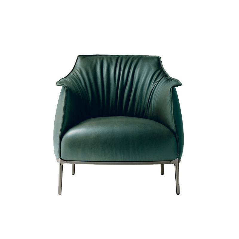 Mid-Century Modern Accent Armchair Living Room Fixed Back Armchair