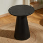 Contemporary Coffee Table Solid Wood Pedestal Coffee Cocktail Table 23.6"L x 23.6"W x 27.6"H Black Clearhalo 'Coffee & Accent Tables' 'Coffee Tables' 'coffee_tables' 'furn' 'furn_coffee_tables' 'Furniture' 'Living Room Furniture' 7057965