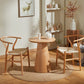 Contemporary Coffee Table Solid Wood Pedestal Coffee Cocktail Table Clearhalo 'Coffee & Accent Tables' 'Coffee Tables' 'coffee_tables' 'furn' 'furn_coffee_tables' 'Furniture' 'Living Room Furniture' 7057971