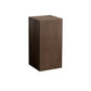 Contemporary Coffee Table Solid Wood Pedestal Coffee Cocktail Table 12"L x 12"W x 24"H Walnut Clearhalo 'Coffee & Accent Tables' 'Coffee Tables' 'coffee_tables' 'furn' 'furn_coffee_tables' 'Furniture' 'Living Room Furniture' 7057980