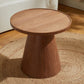 Contemporary Coffee Table Solid Wood Pedestal Coffee Cocktail Table 22"L x 22"W x 20"H Walnut Clearhalo 'Coffee & Accent Tables' 'Coffee Tables' 'coffee_tables' 'furn' 'furn_coffee_tables' 'Furniture' 'Living Room Furniture' 7057985