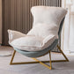 Glam Cross Side Chair Armless Gold Base Side Chair for Living Room Clearhalo 'Accent Chairs' 'accent_chairs' 'Chairs & Seating' 'furn' 'furn_accent_chairs' 'Furniture' 'Living Room Furniture' 7058038