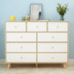 Commode de rangement contemporaine en bois avec 4/5/9 tiroirs