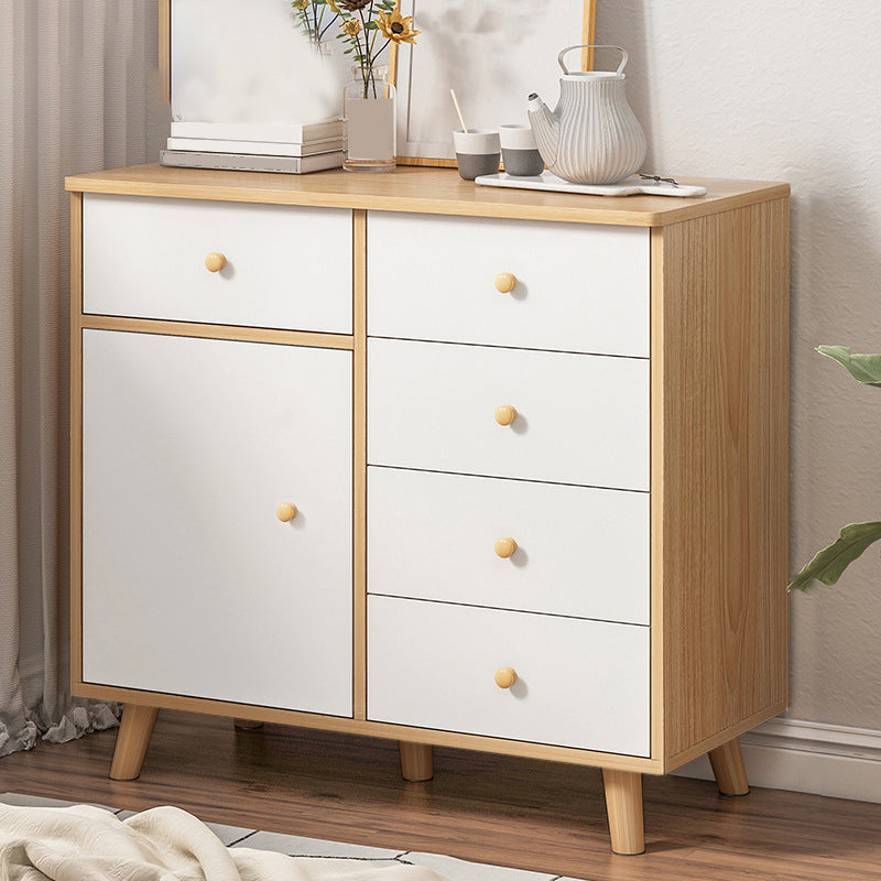 Commode de rangement contemporaine en bois avec 4/5/9 tiroirs