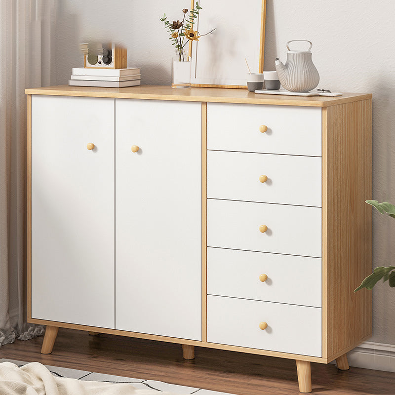 Commode de rangement contemporaine en bois avec 4/5/9 tiroirs